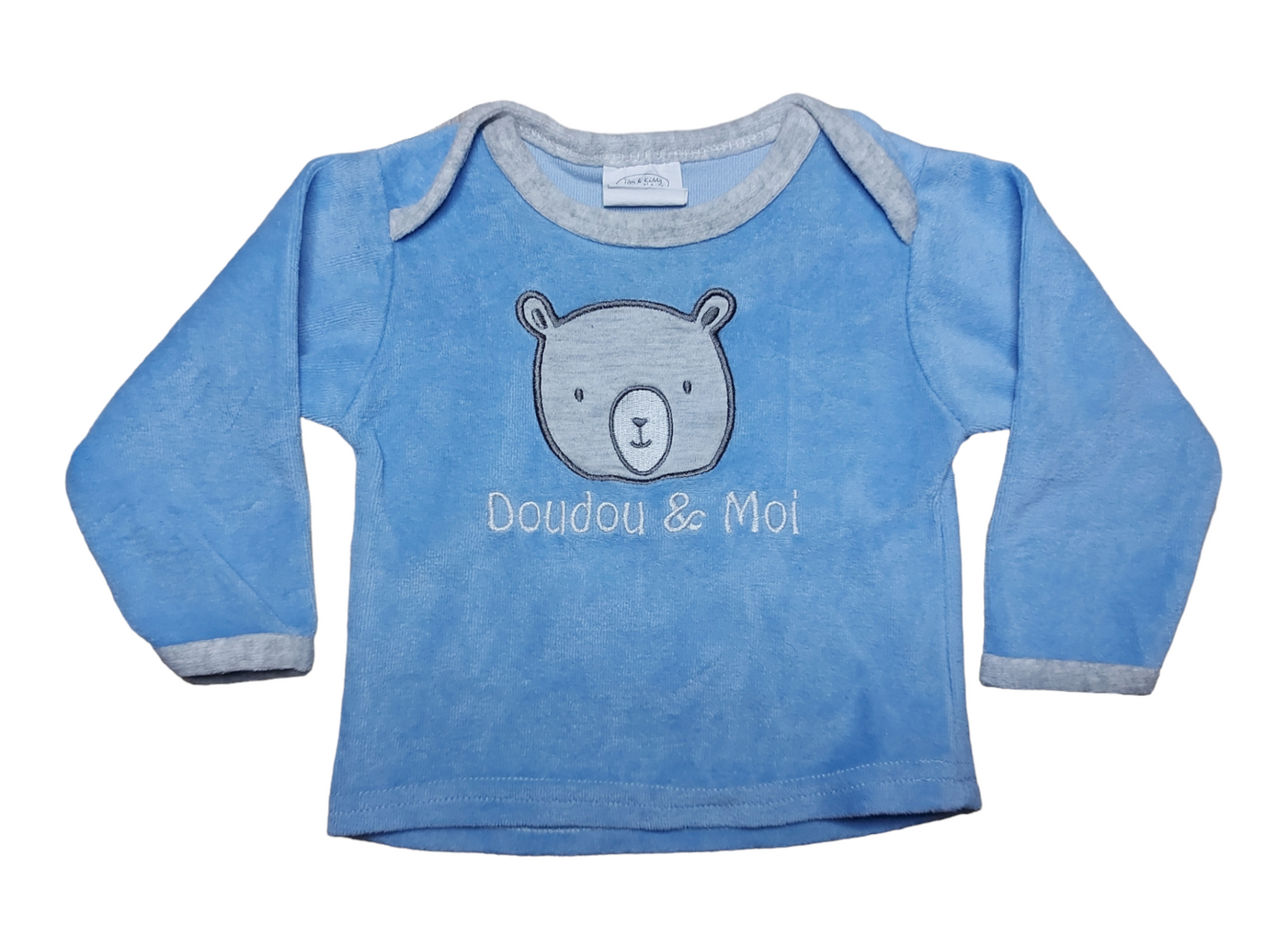 Pull Pyjama velours 0/6 mois