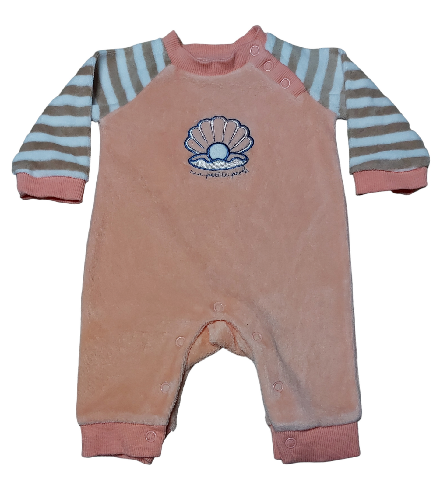 Barboteuse velours Naissance
