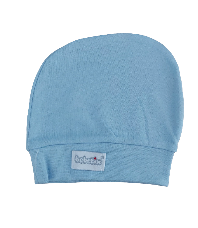 Bonnet Naissance Bleu NEUF