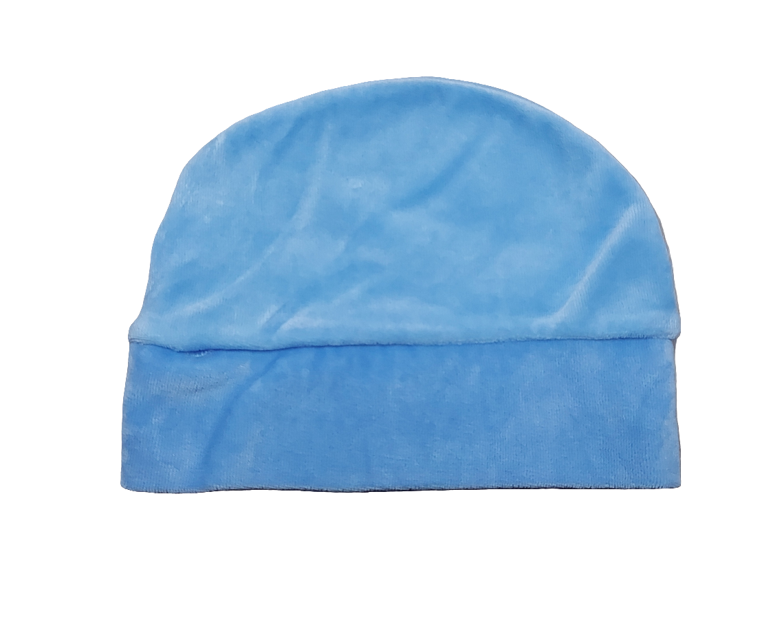 Bonnet velours 1 mois (taille grand)