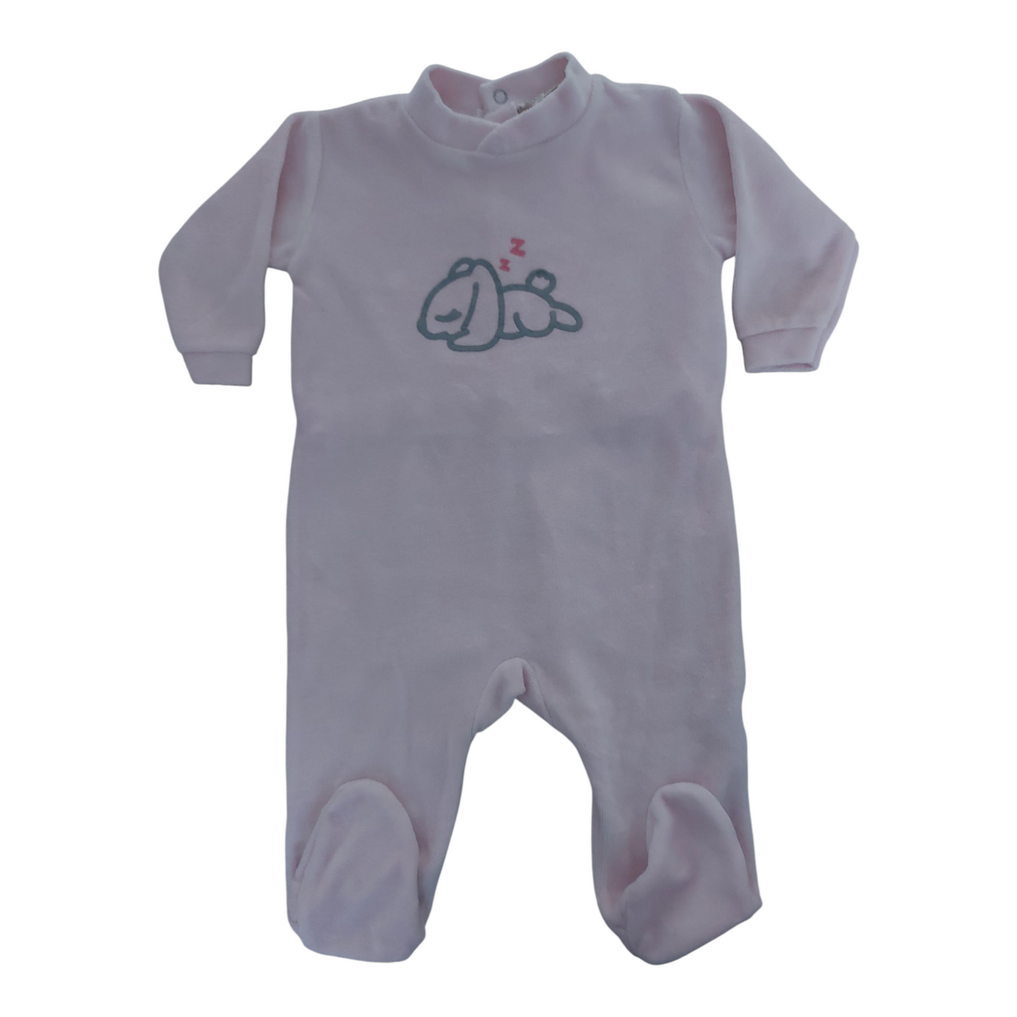 Grenouillère velours 6 mois