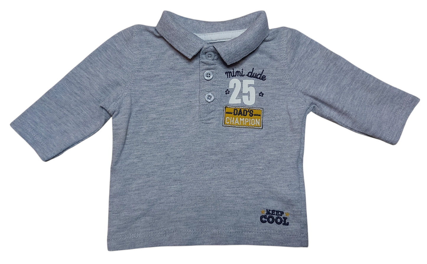 Polo gris 1 mois