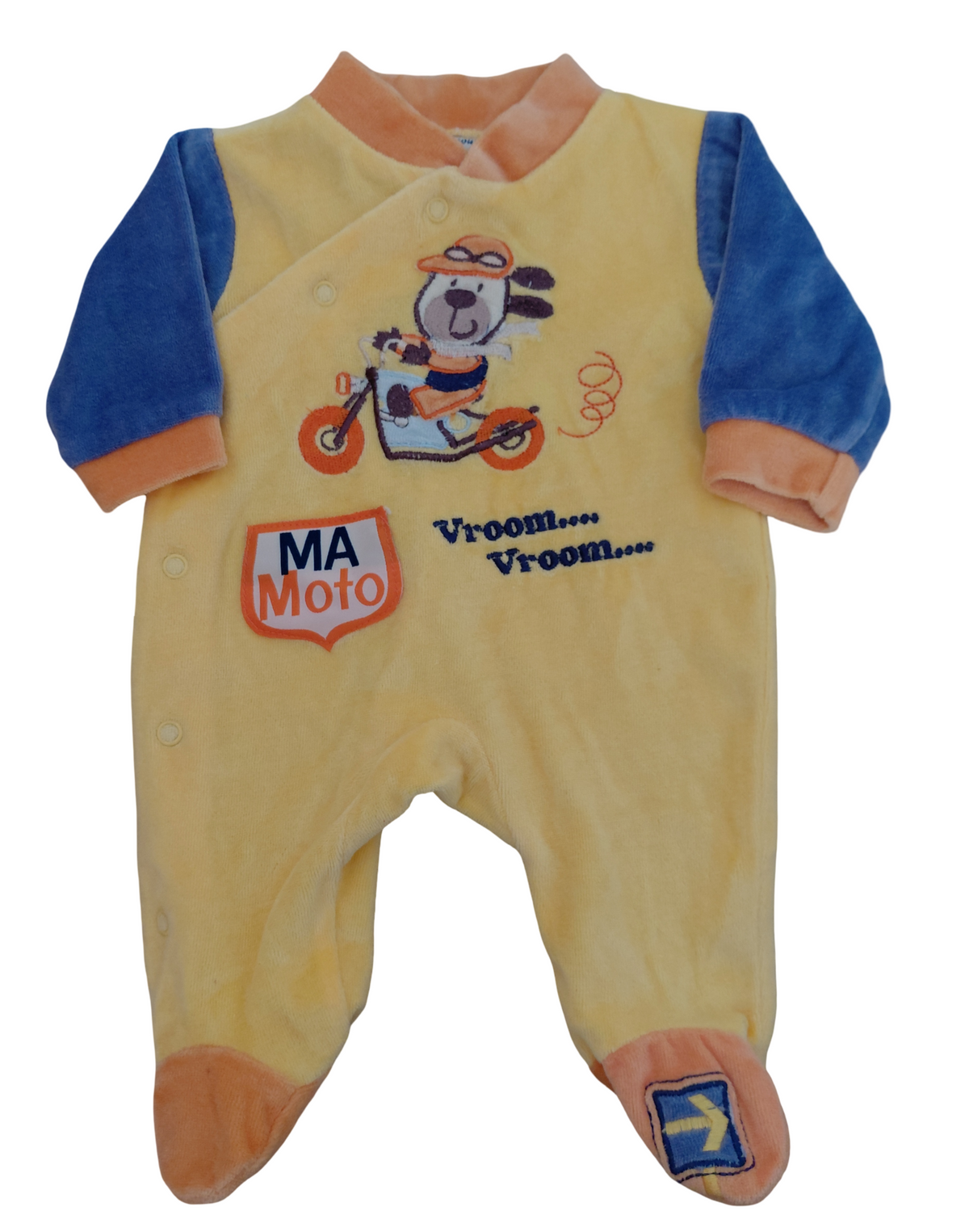 Grenouillère velours Naissance