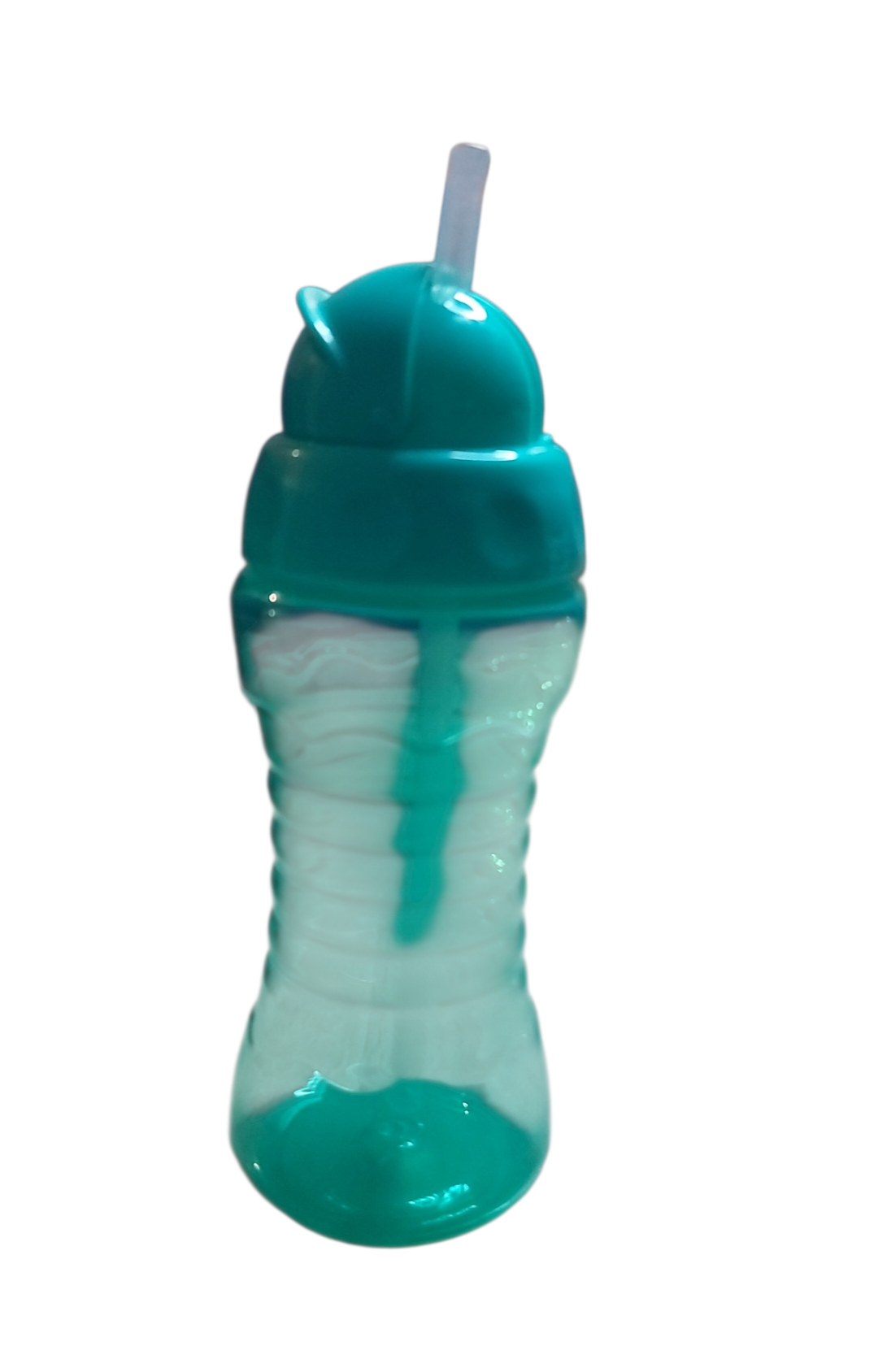 Grand Biberon plastique à paille