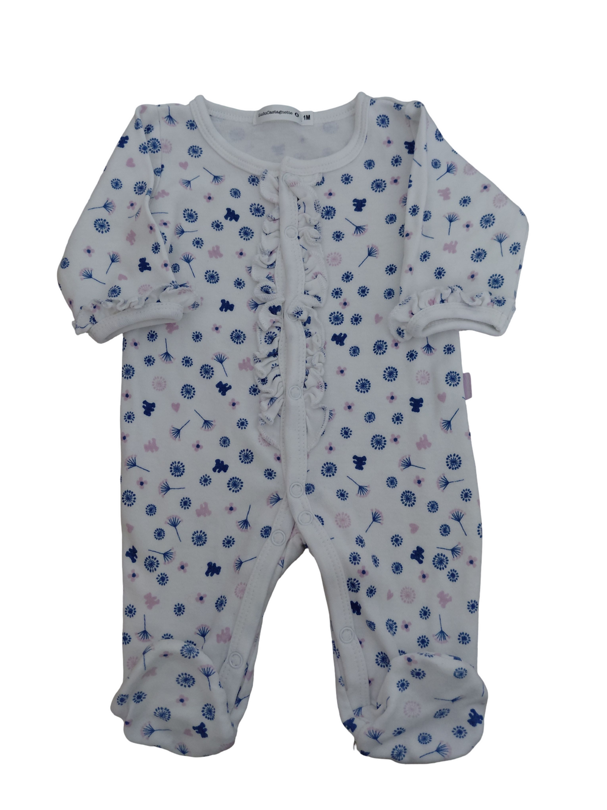 Grenouillère coton 1 mois Lulu Castagnette