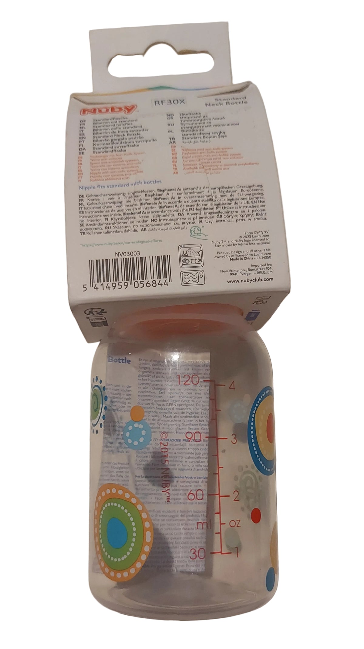 Petit Biberon plastique 120 ml Nuby NEUF