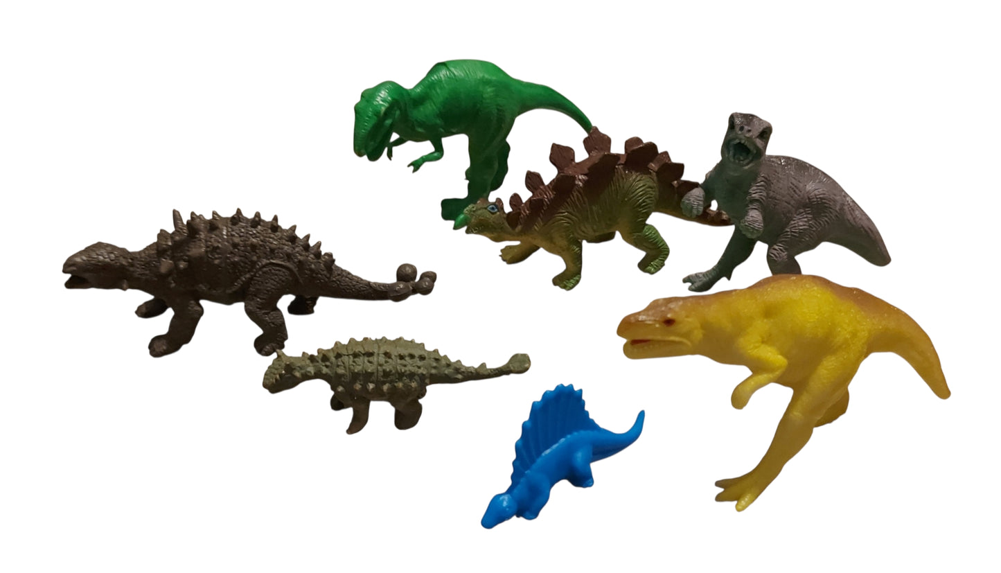Lot de 7 dinosaures