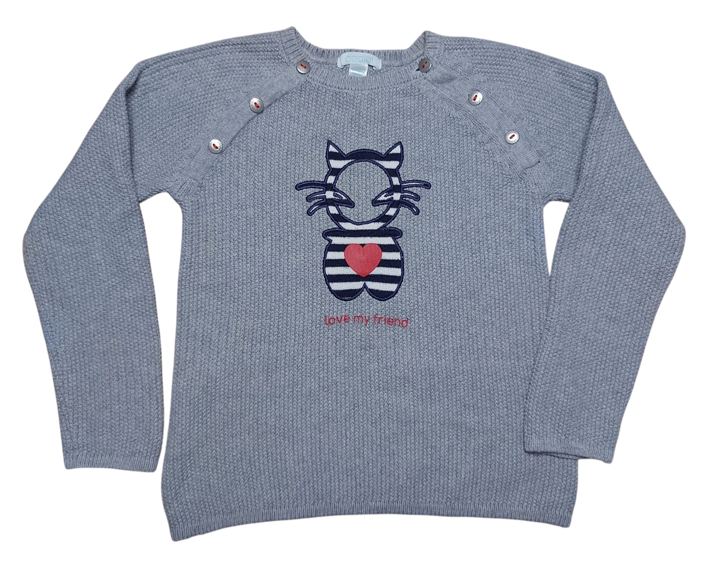 Pull gris 3 ans Okaidi