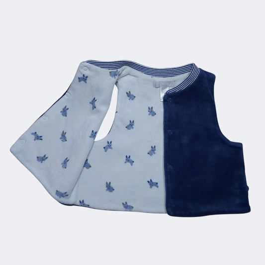Gilet velours 3 mois Obaibi