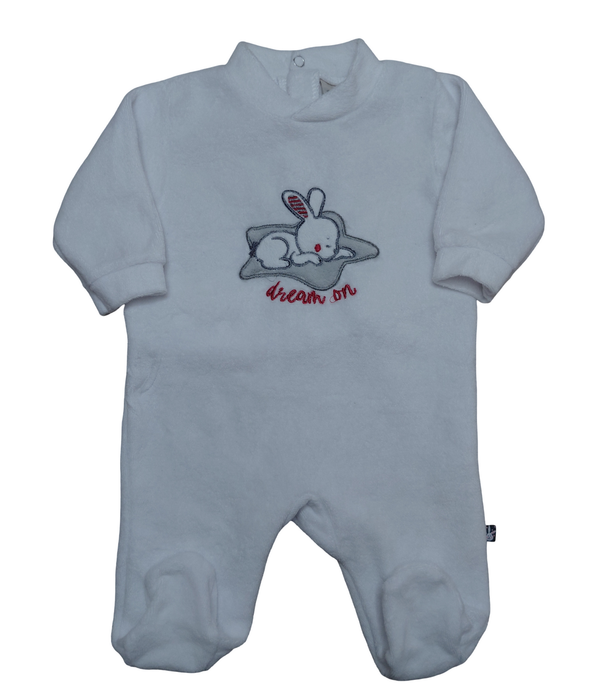 Grenouillère velours Naissance