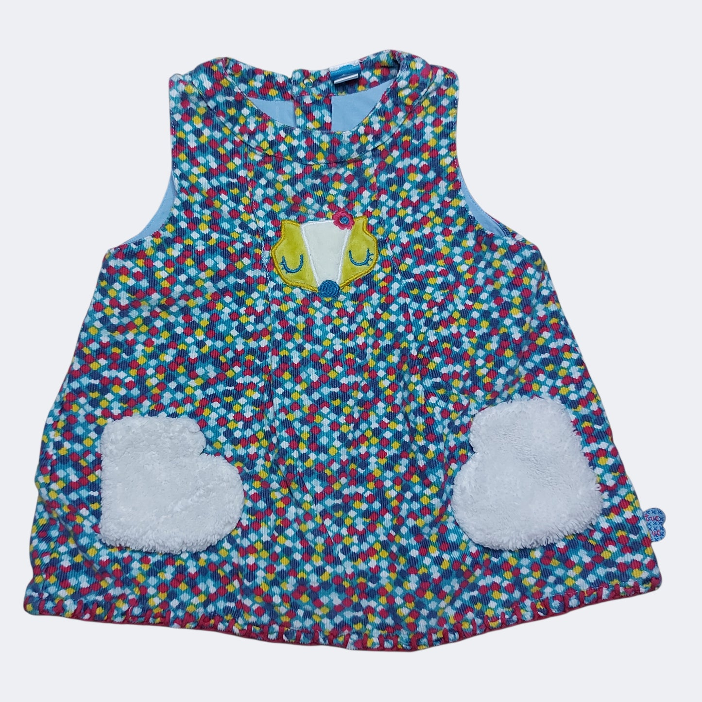 Robe velours  6/9  mois
