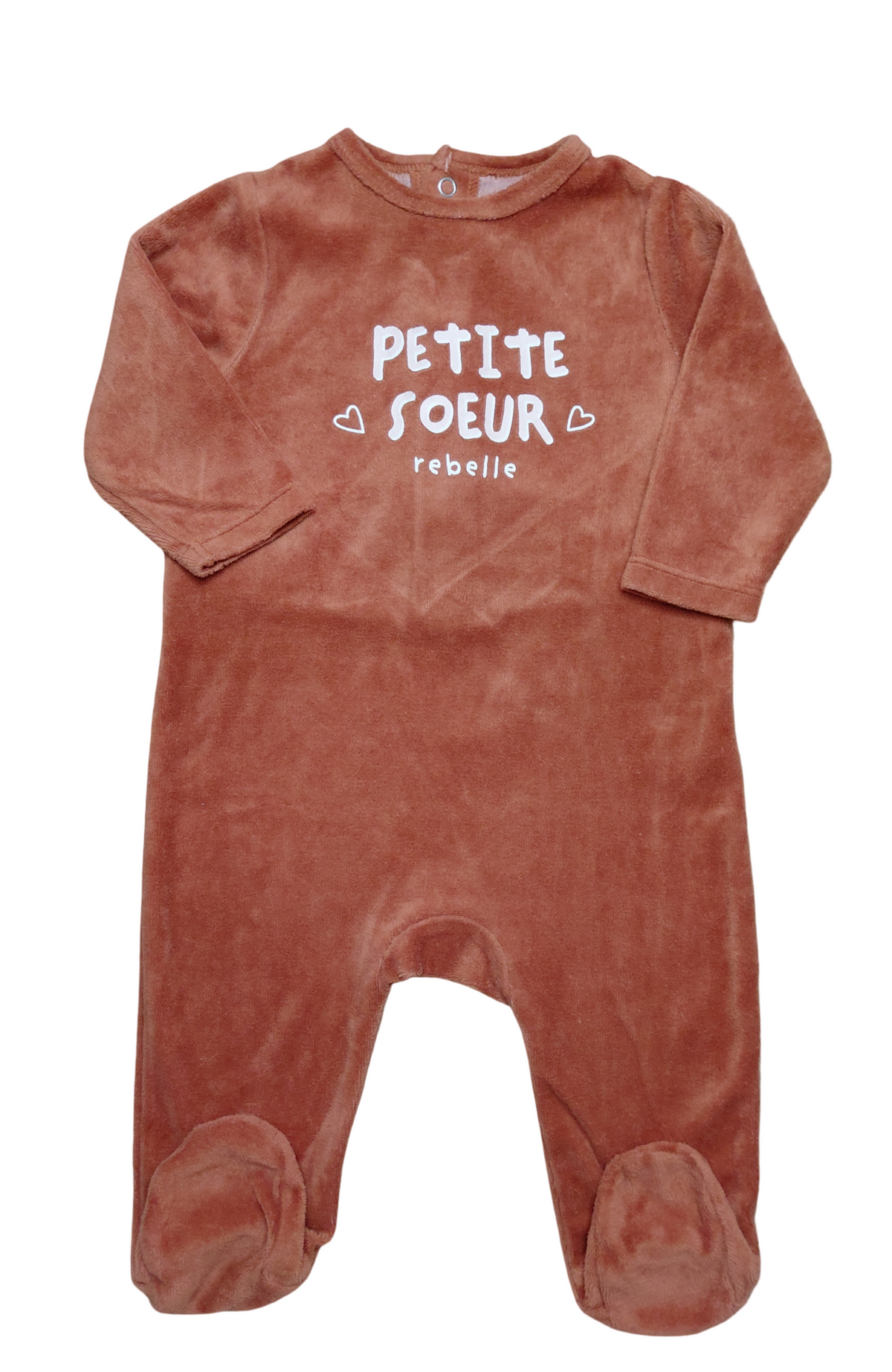 Grenouillère velours 6 mois Gémo