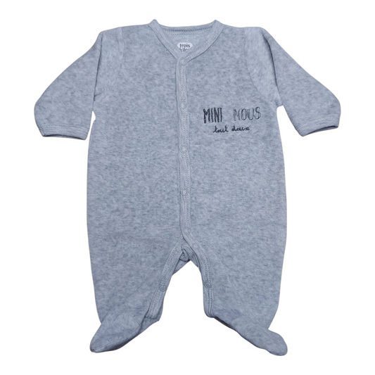 Grenouillère velours Naissance