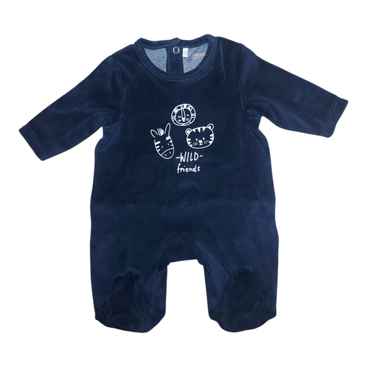 Grenouillère velours Naissance Orchestra