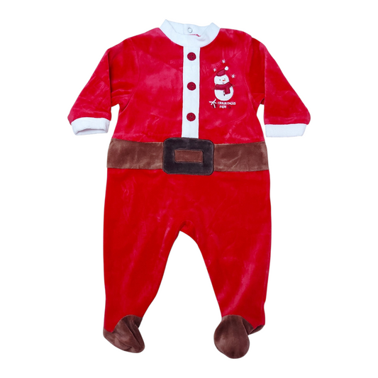 Grenouillère velours 3 mois Noel  La Redoute