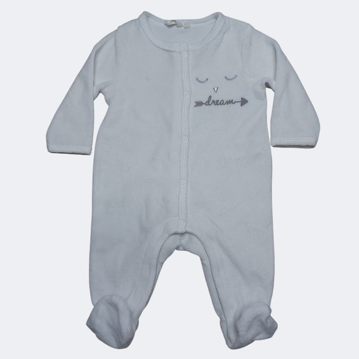 Grenouillère velours 3 mois Prémaman
