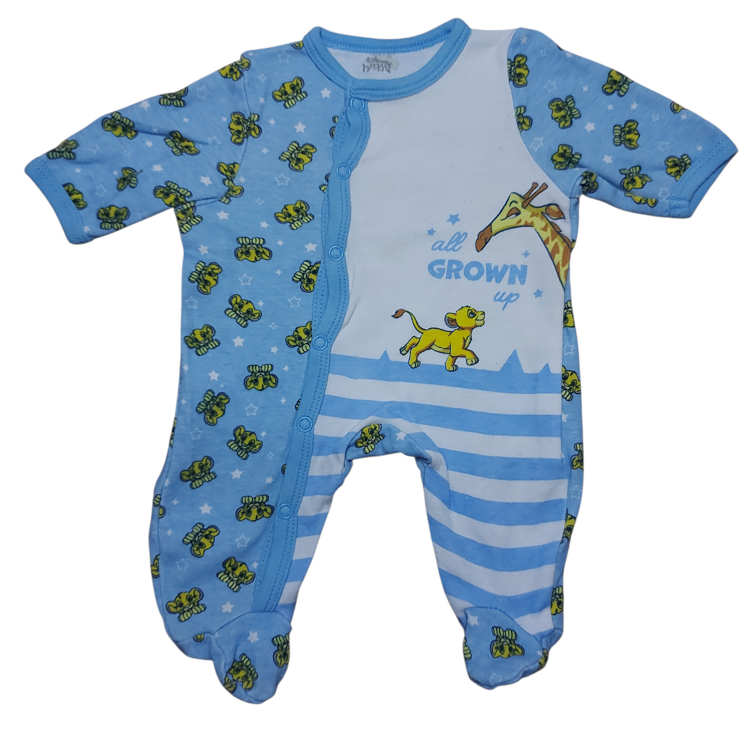 Grenouillère coton 1 mois