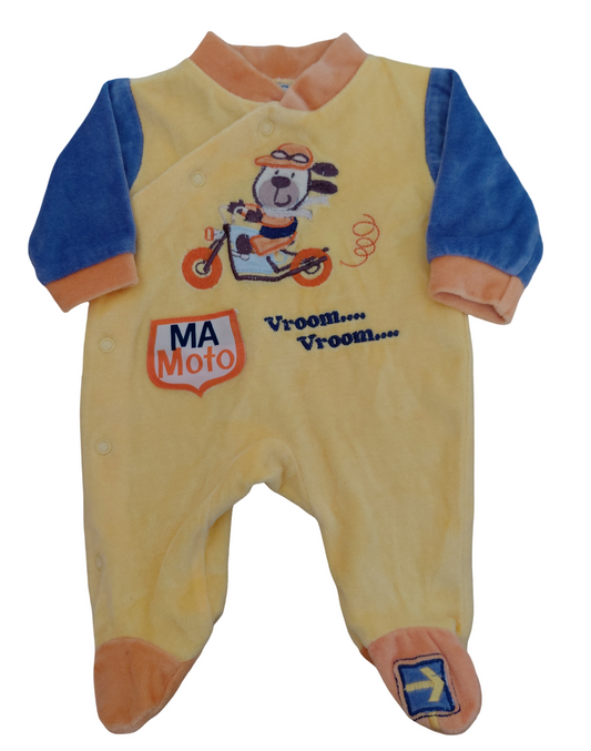 Grenouillère velours Naissance