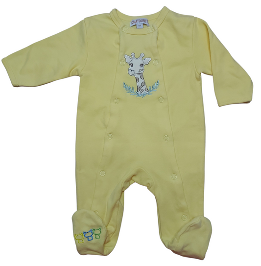 Grenouillère coton 1 mois