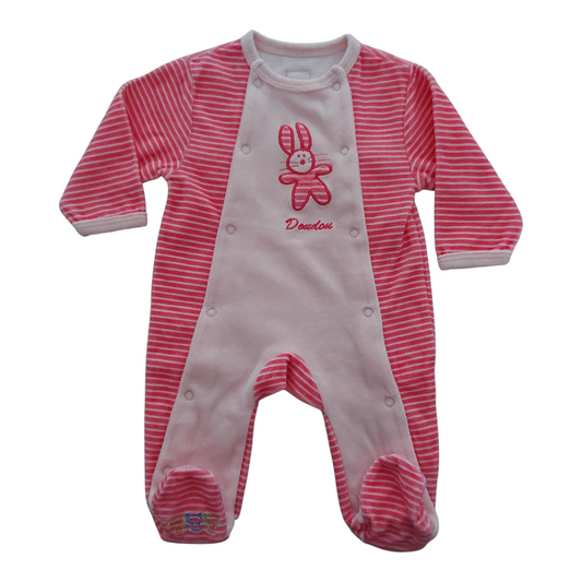 Grenouillère velours 3 mois