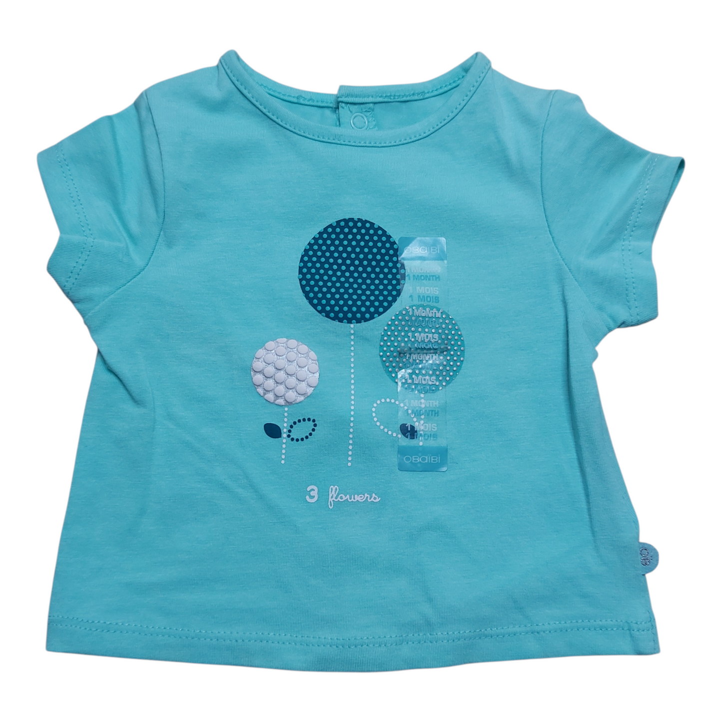 T-shirt 1 mois Obaibi NEUF