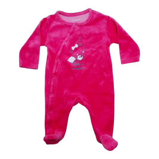 Grenouillère velours Naissance