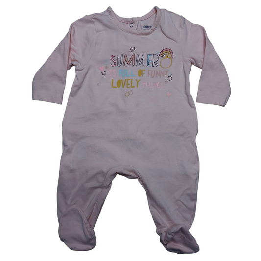 Grenouillère coton 1 mois Orchestra