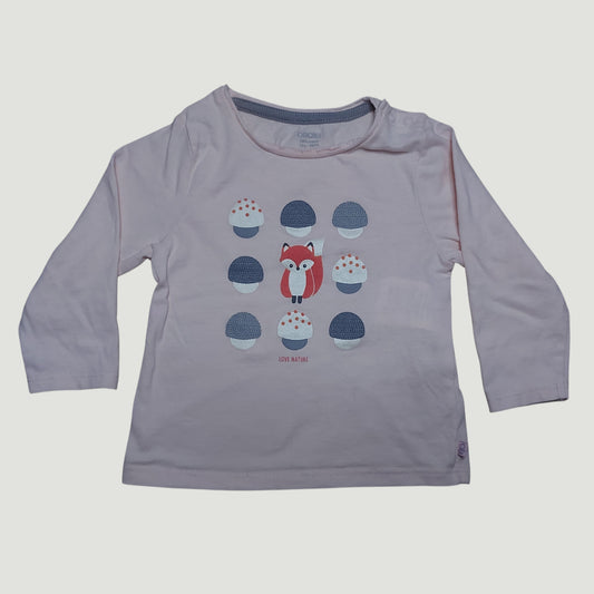 T-shirt rose 12 mois Obaibi
