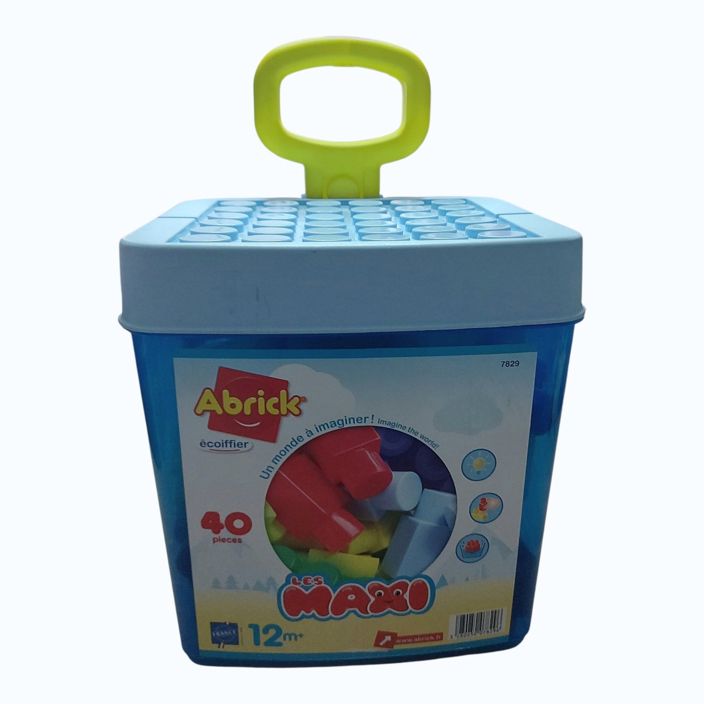 Lot de 40 légos avec trolley