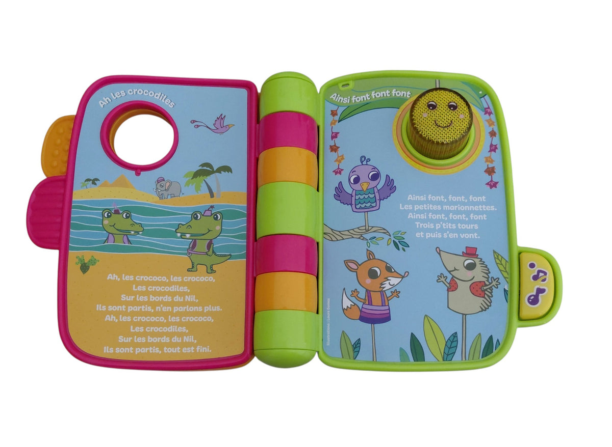P'tit livre enchanté Mes premières comptines Vtech