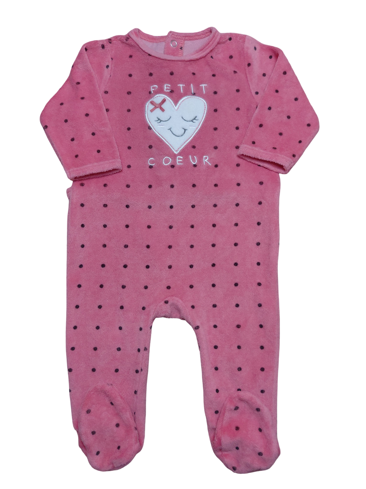 Grenouillère velours 6 mois Gémo