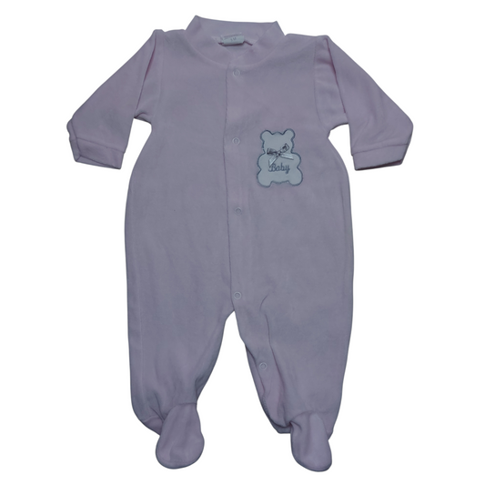 Grenouillère velours 3 mois