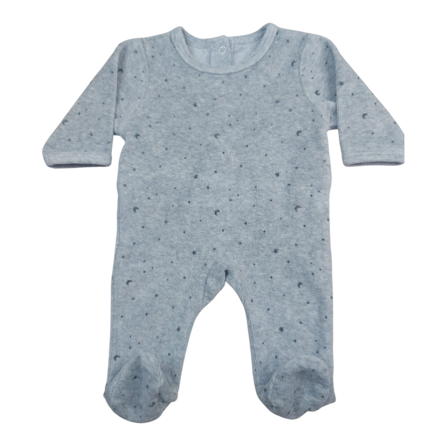 Grenouillère velours Naissance Verbaudet