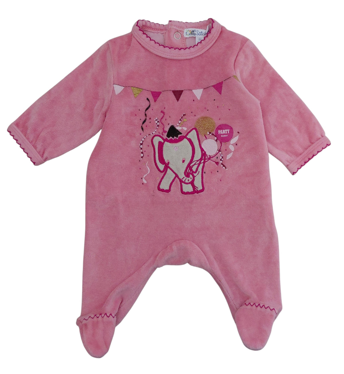 Grenouillère velours Naissance