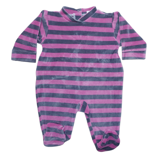 Grenouillère velours 3 mois