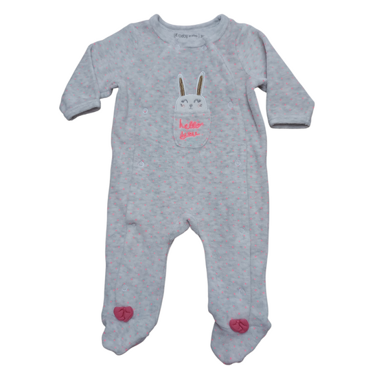 Grenouillère velours 3 mois Gémo