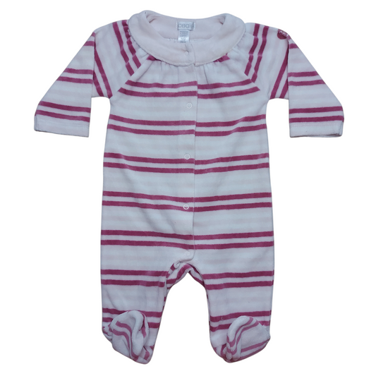 Grenouillère velours 3 mois Obaibi