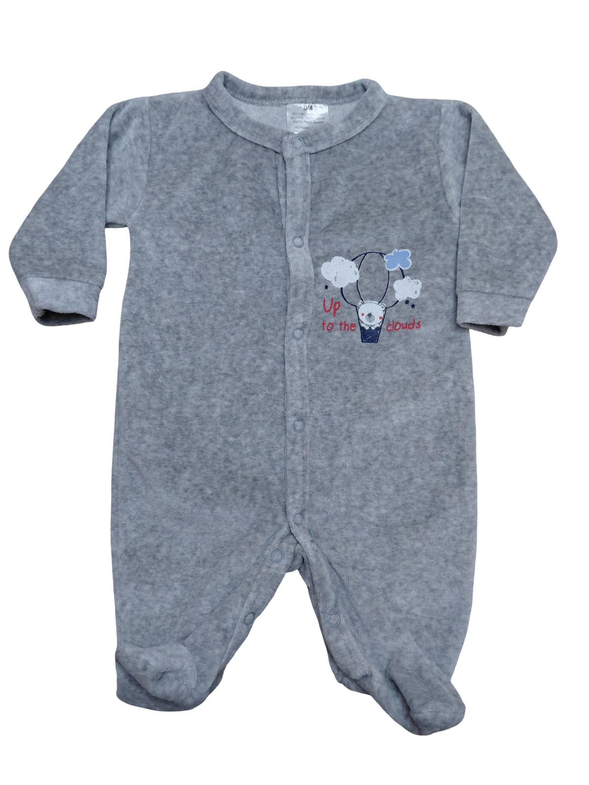 Grenouillère velours Naissance