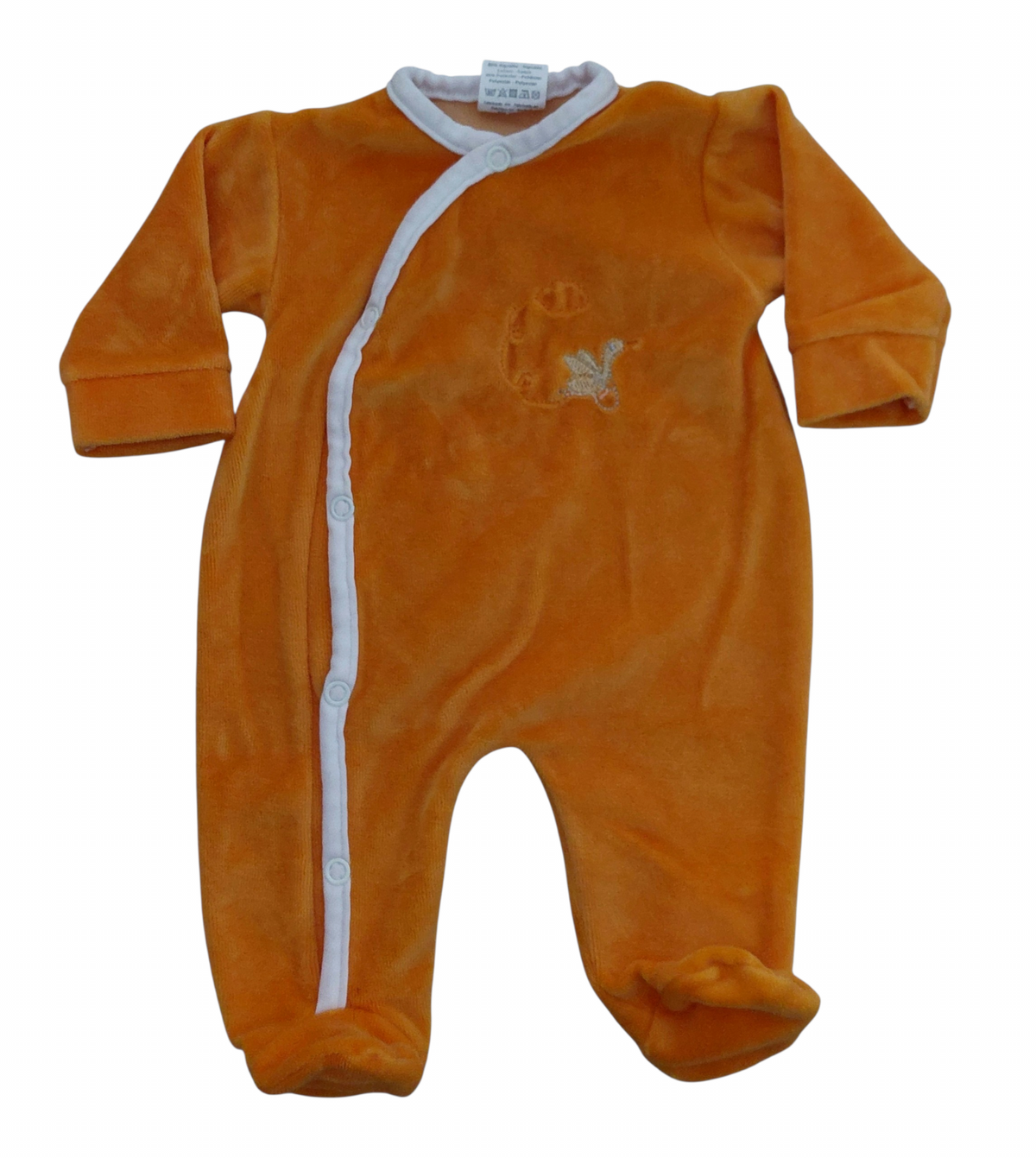 Grenouillère velours Naissance