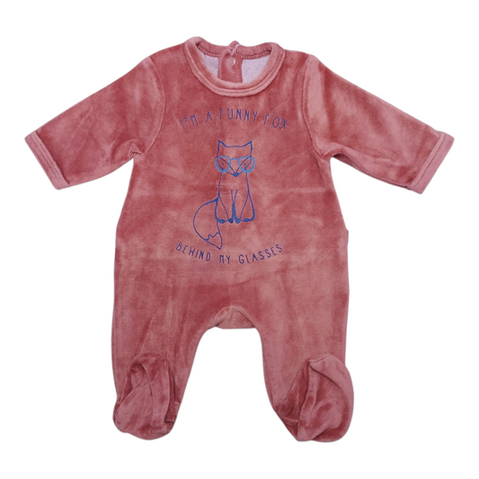 Grenouillère velours Naissance
