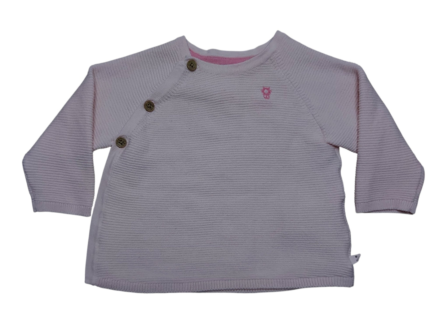 Pull brassière rose 3 mois Obaibi