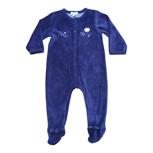 Grenouillère velours 6 mois Absorba