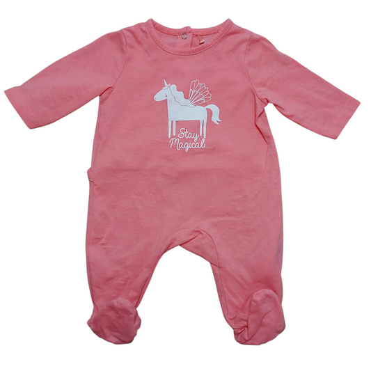 Grenouillère coton 1 mois Orchestra