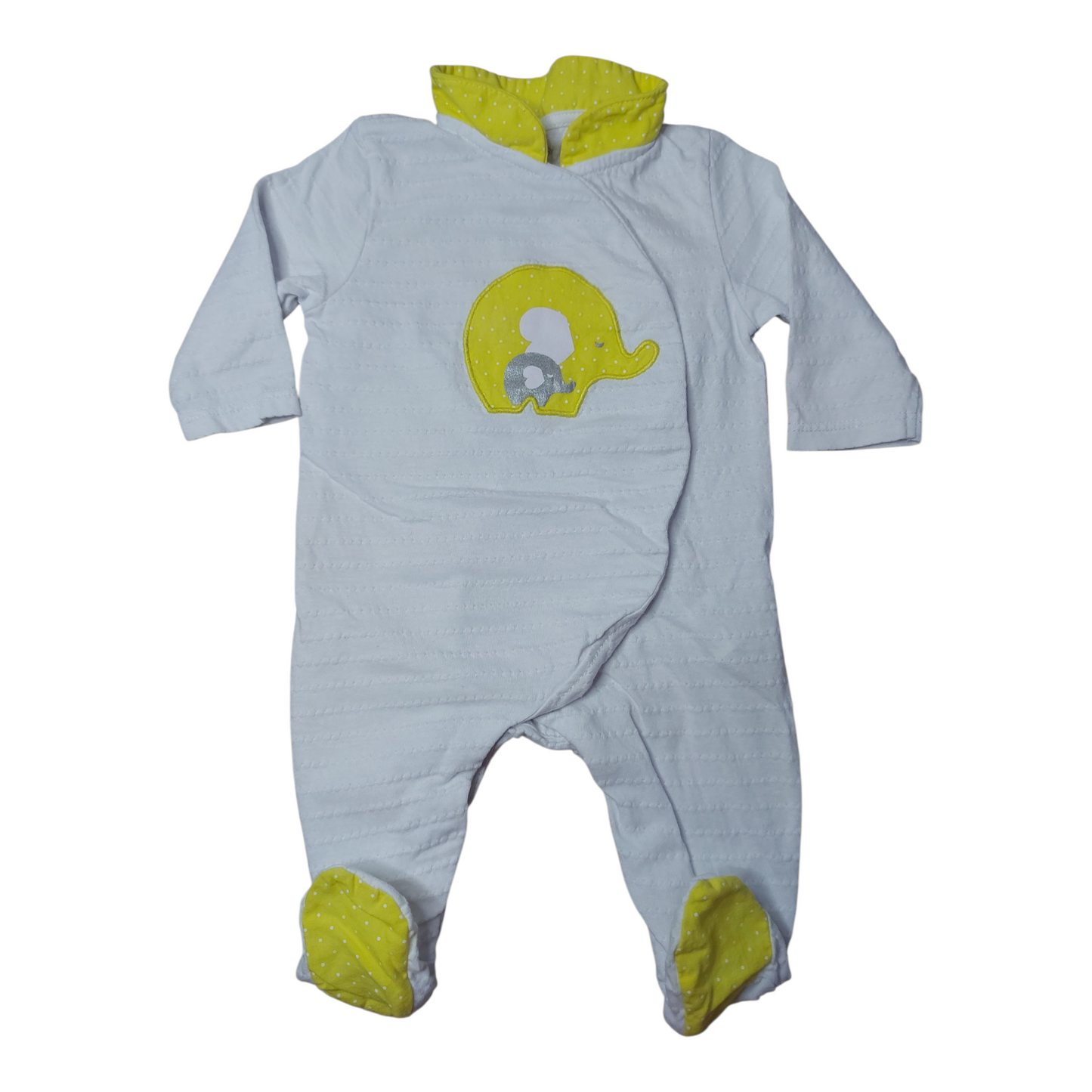 Grenouillère coton 1 mois Obaibi