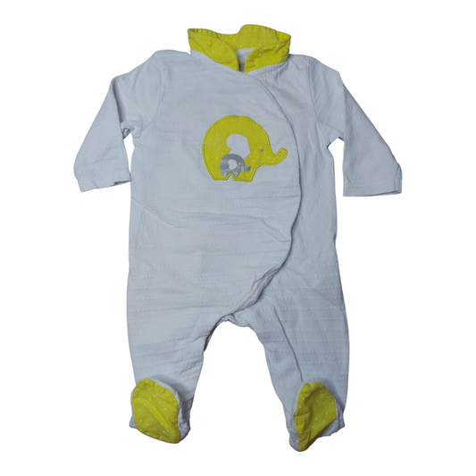 Grenouillère coton 1 mois Obaibi