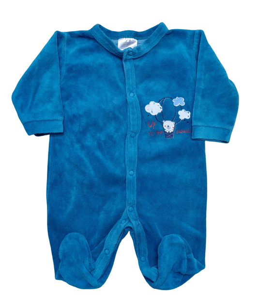 Grenouillère velours Naissance