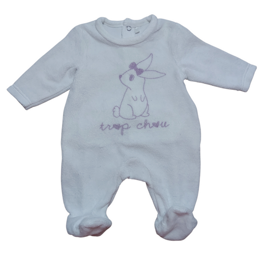 Grenouillère velours Naissance