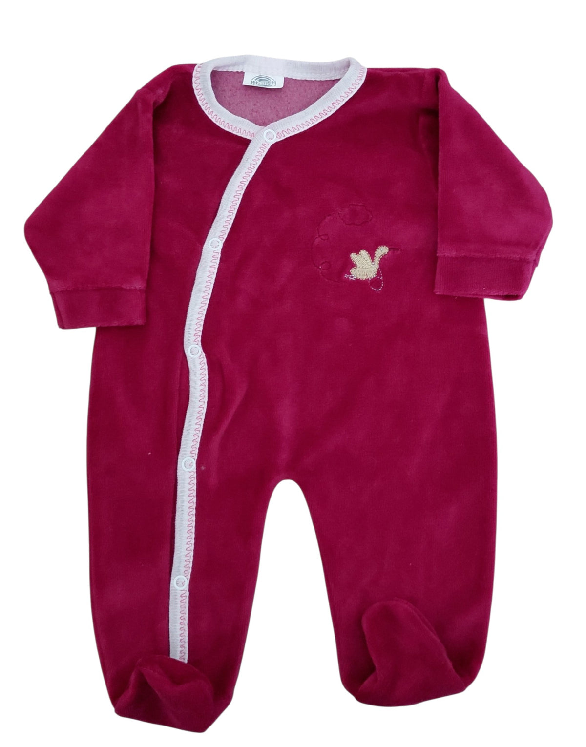Grenouillère velours Naissance