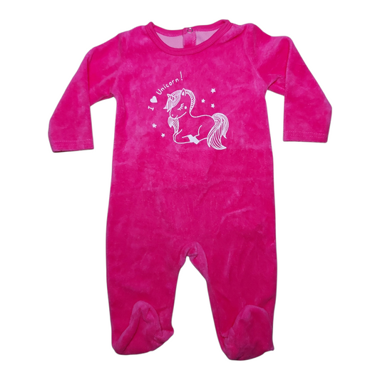 Grenouillère velours 6 mois