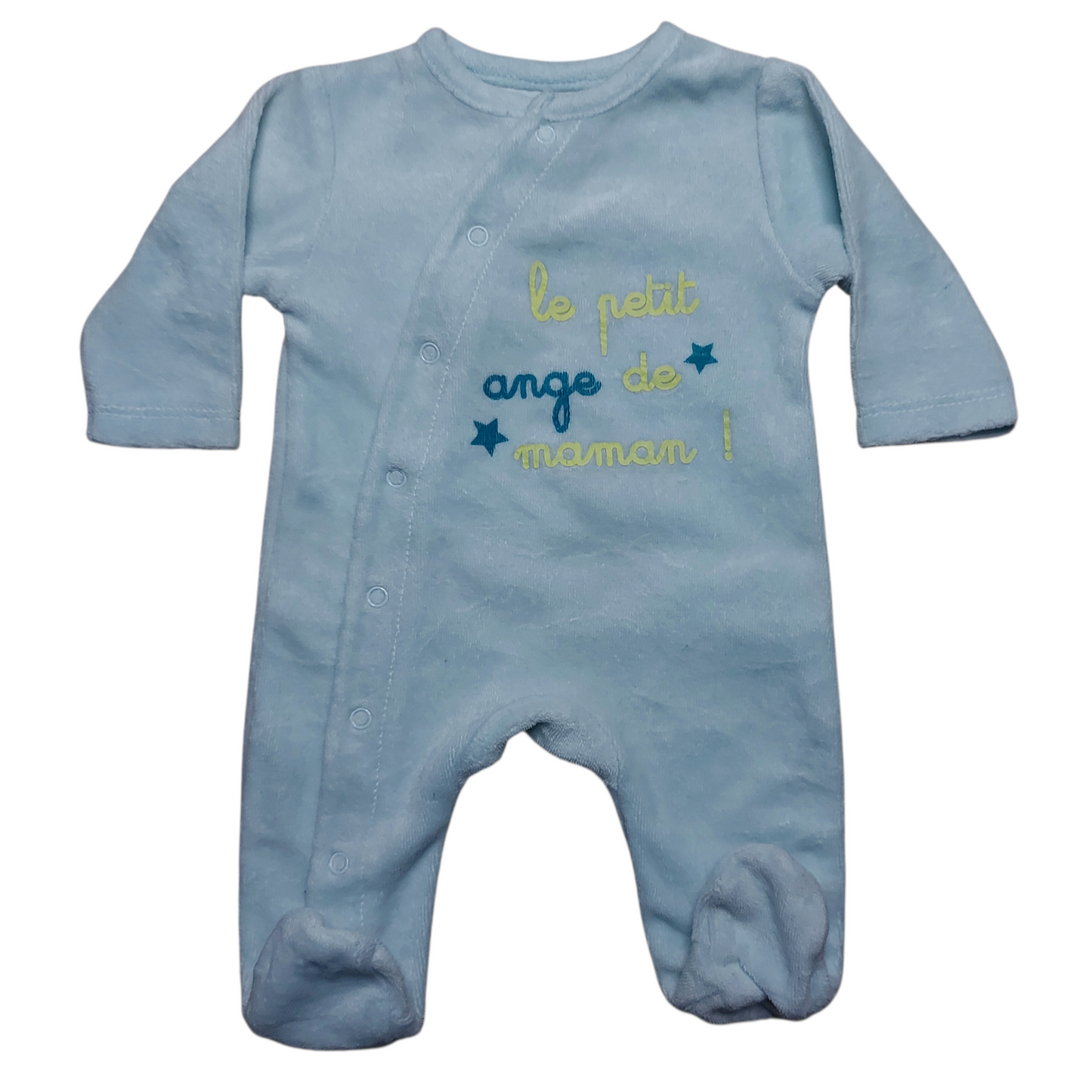 Grenouillère velours Naissance